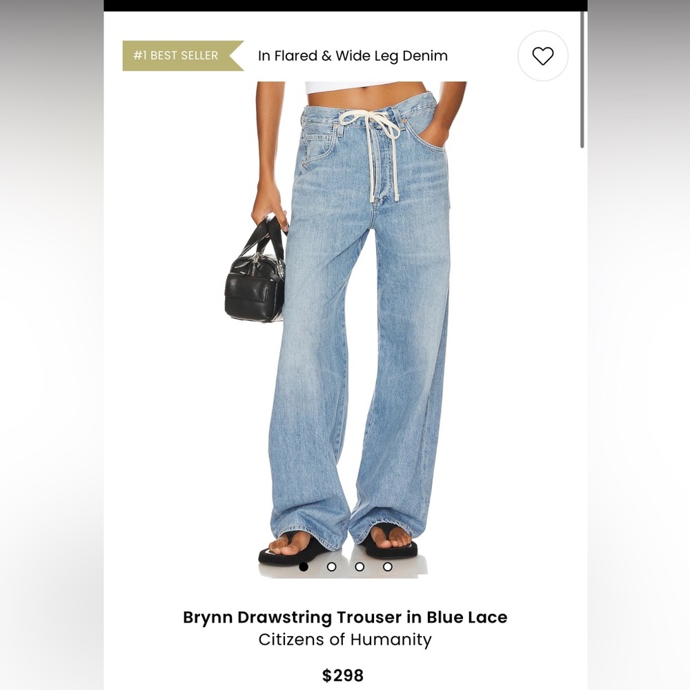 Citizens of Humanity Brynn Blue Wide-Leg Jeans 23